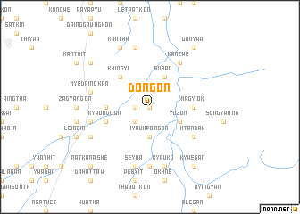 map of Dongon