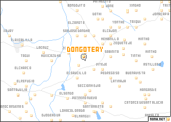 map of Dongoteay