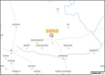 map of Dongo