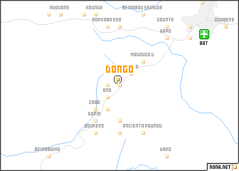 map of Dongo