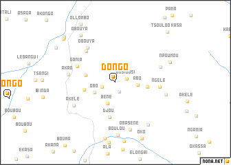 map of Dongo