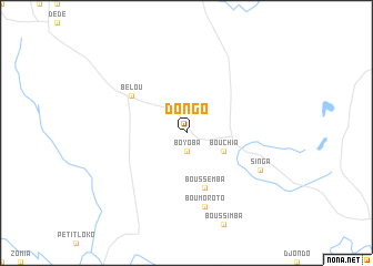 map of Dongo