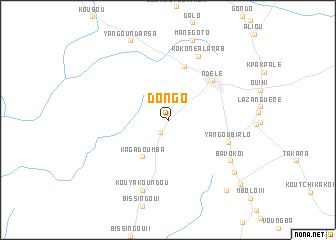 map of Dongo