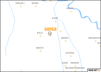 map of Dongo