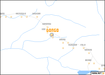 map of Dongo