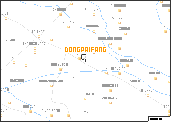 map of Dongpaifang