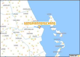 map of Dongpiannongchang