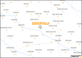 map of Dongpingji