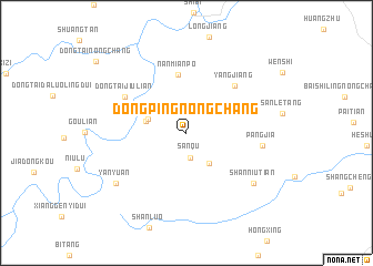 map of Dongpingnongchang