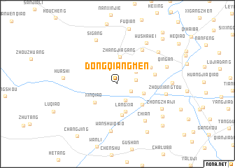 map of Dongqiangmen