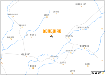 map of Dongqiao