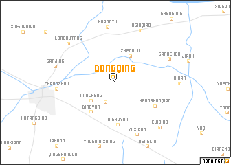 map of Dongqing