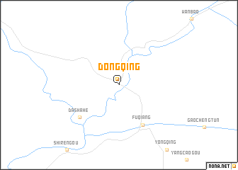 map of Dongqing