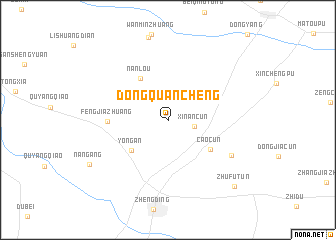 map of Dongquancheng