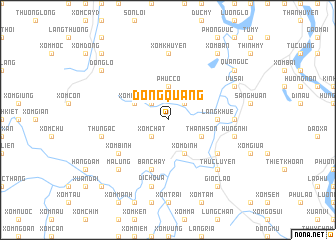 map of Ðông Quang