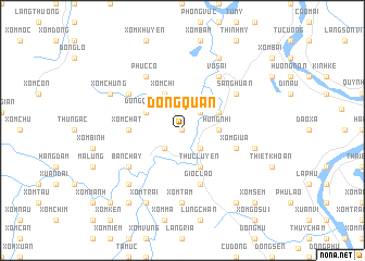 map of Ðông Quân