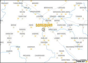 map of Ðông Quan