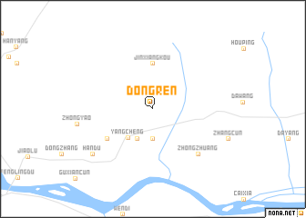 map of Dongren
