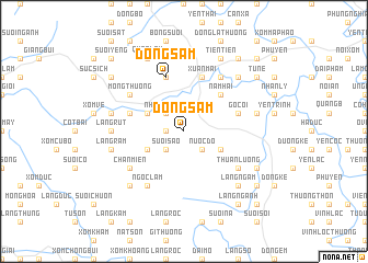 map of Ðồng Sâm