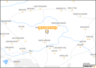 map of Dongsanqi