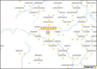 map of Ðồng San