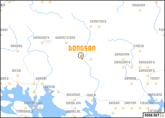 map of Ðông San