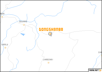 map of Dongshanba
