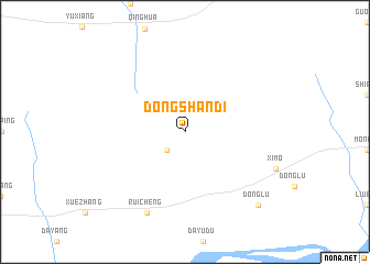 map of Dongshandi