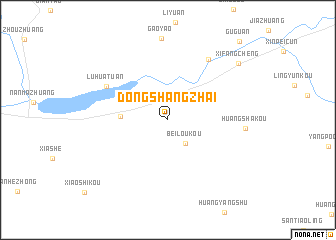 map of Dongshangzhai