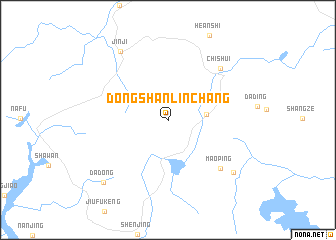 map of Dongshanlinchang