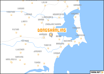 map of Dongshanling