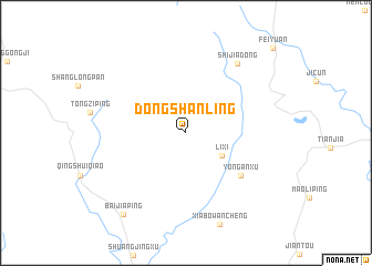 map of Dongshanling