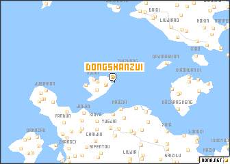 map of Dongshanzui