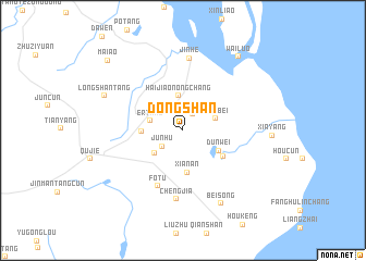 map of Dongshan