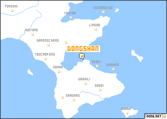 map of Dongshan