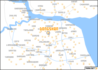 map of Dongshan
