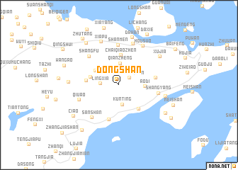 map of Dongshan