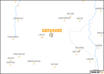 map of Dongshao
