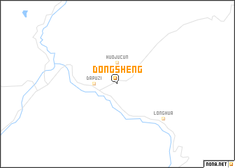 map of Dongsheng