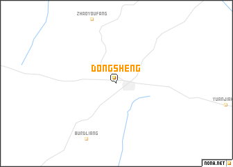 map of Dongsheng