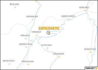 map of Dongsheng