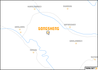 map of Dongsheng