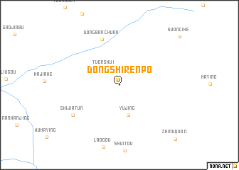 map of Dongshirenpo