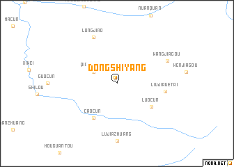 map of Dongshiyang