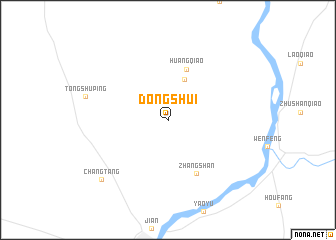 map of Dongshui