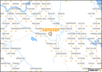 map of Ðông Sơn