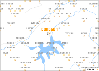 map of Ðông Sơn