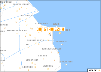 map of Dongtaihezha