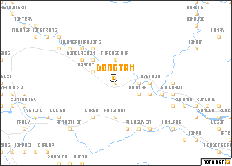 map of Ðồng Tâm