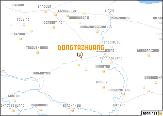 map of Dongtazhuang